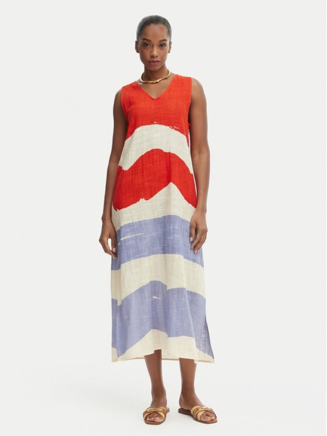 Iconique Sukienka letnia Casey IC26-081 Kolorowy Relaxed Fit