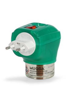 Elektrofumigator na komary i owady MUGGA Elektro + wkład 45 nocy