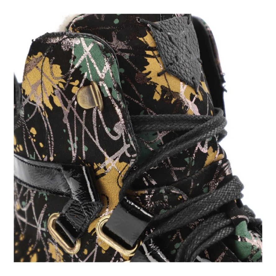 Żółte Botki Maciejka Modne Obuwie Damskie