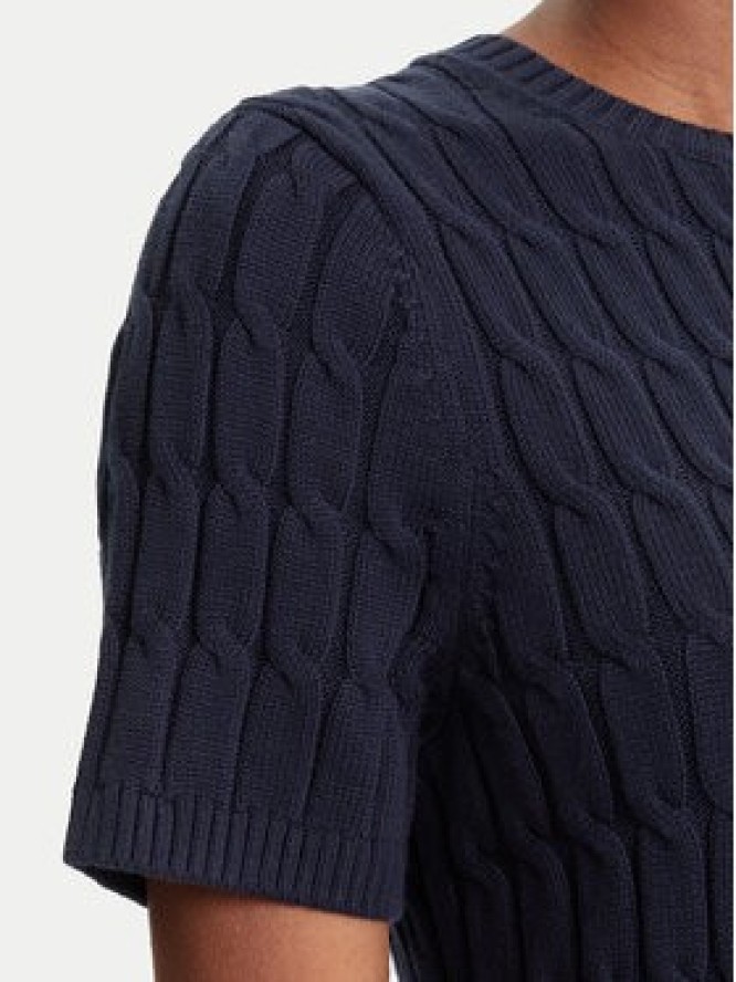 Tommy Hilfiger Sweter WW0WW45656 Granatowy Regular Fit