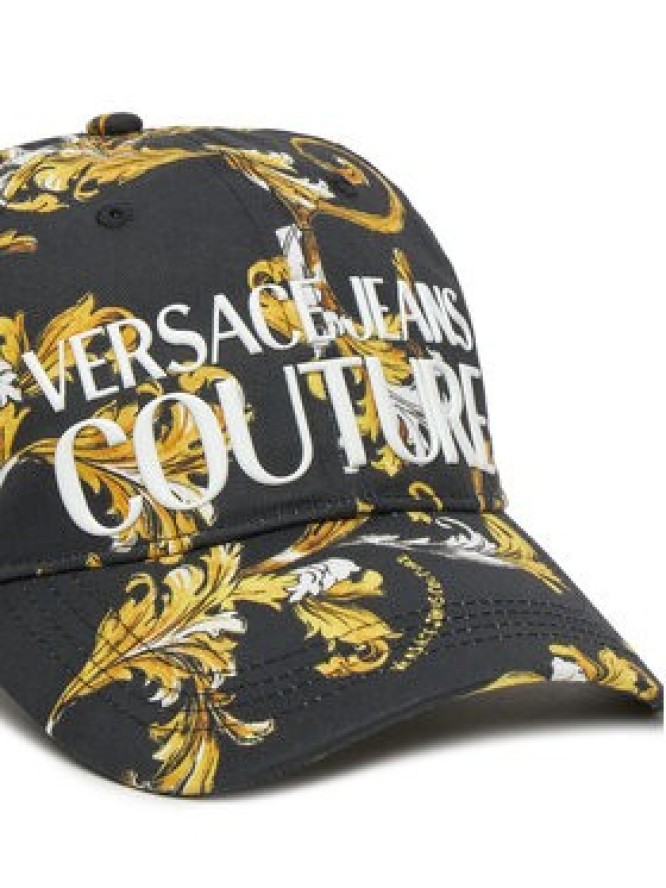 Versace Jeans Couture Czapka z daszkiem 78VAZK10 Czarny