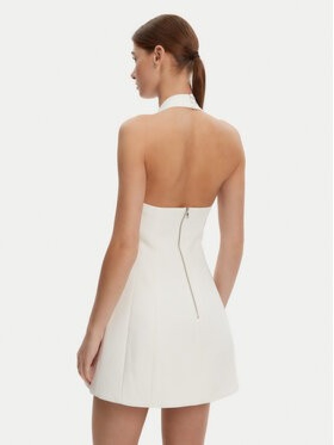 Bardot Sukienka koktajlowa 59857DB1 Biały Slim Fit