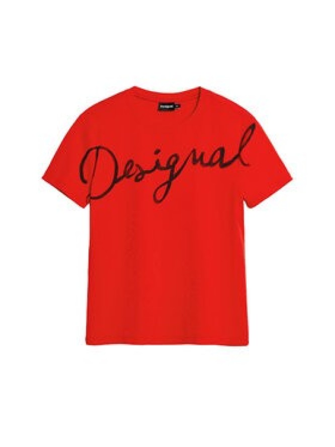 Desigual T-Shirt Florencia 26SWTK07 Czerwony Regular Fit