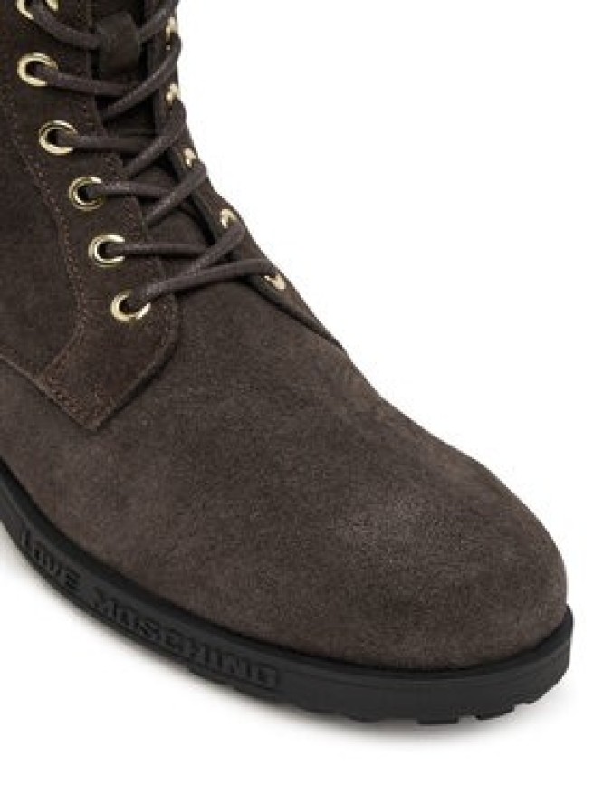 LOVE MOSCHINO Trzewiki JA24254G0NIG0313 Brązowy