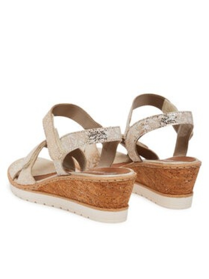 Remonte Sandały R6252-91 Złoty