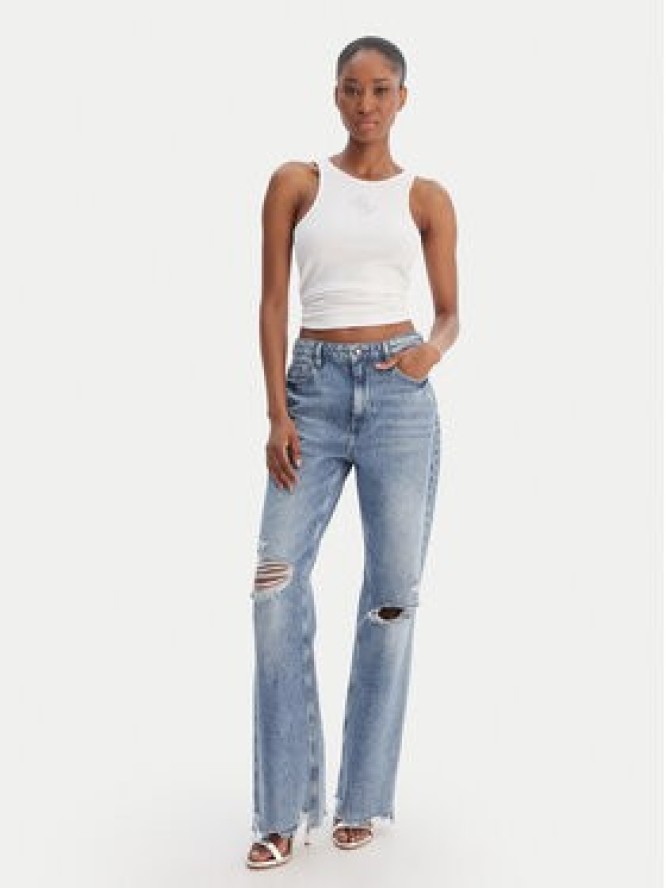 Guess Top W6RP39 KD092 Biały Regular Fit