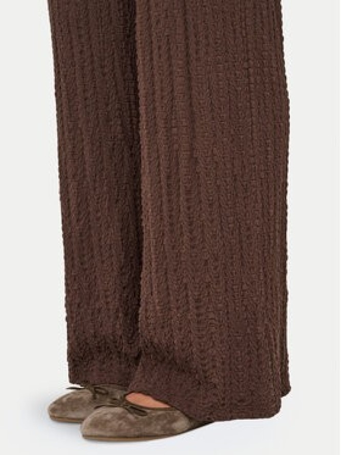 ONLY Spodnie materiałowe Ella 15368471 Brązowy Wide Leg