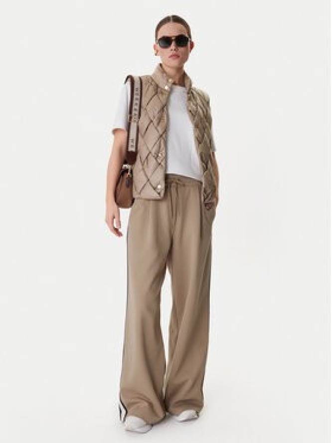 Weekend Max Mara Spodnie dresowe Perdoni 2615781051 Beżowy Wide Leg