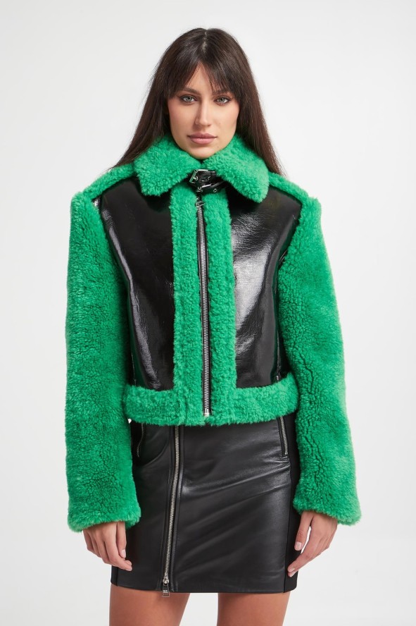 Kurtka damska z futrem KARL LAGERFELD