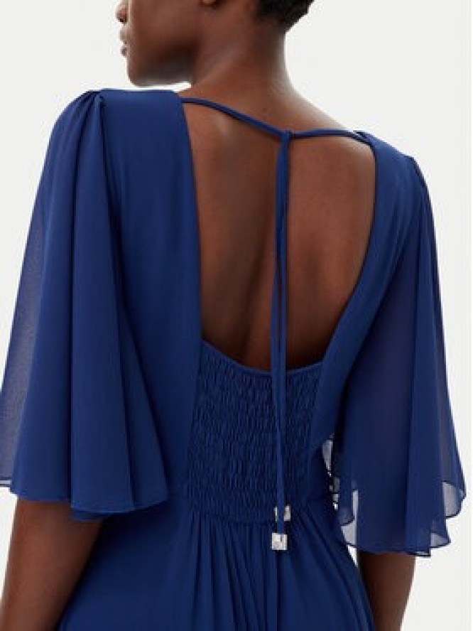 Rinascimento Sukienka wieczorowa CFC0123080003 Granatowy Regular Fit