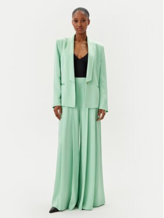 BOSS Spodnie palazzo Tetosa 50540618 Zielony Relaxed Fit