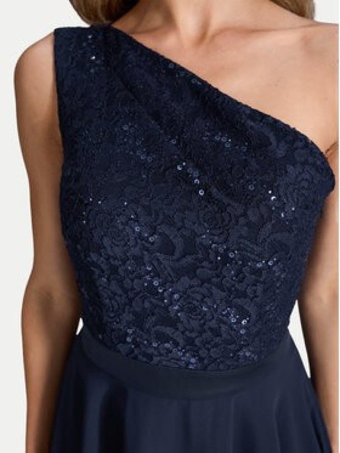 Swing Sukienka koktajlowa 5AI01500 Granatowy Regular Fit