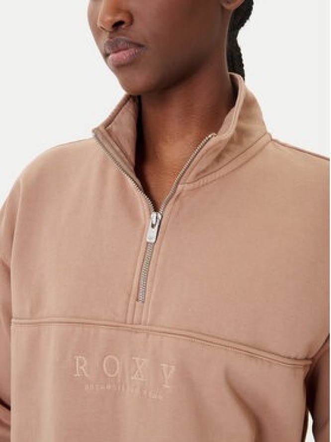 Roxy Bluza Our Town ERJFT04949 Brązowy Regular Fit