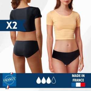 2x Dół menstruacyjnego stroju kąpielowego dla nastolatek - duża chłonność
