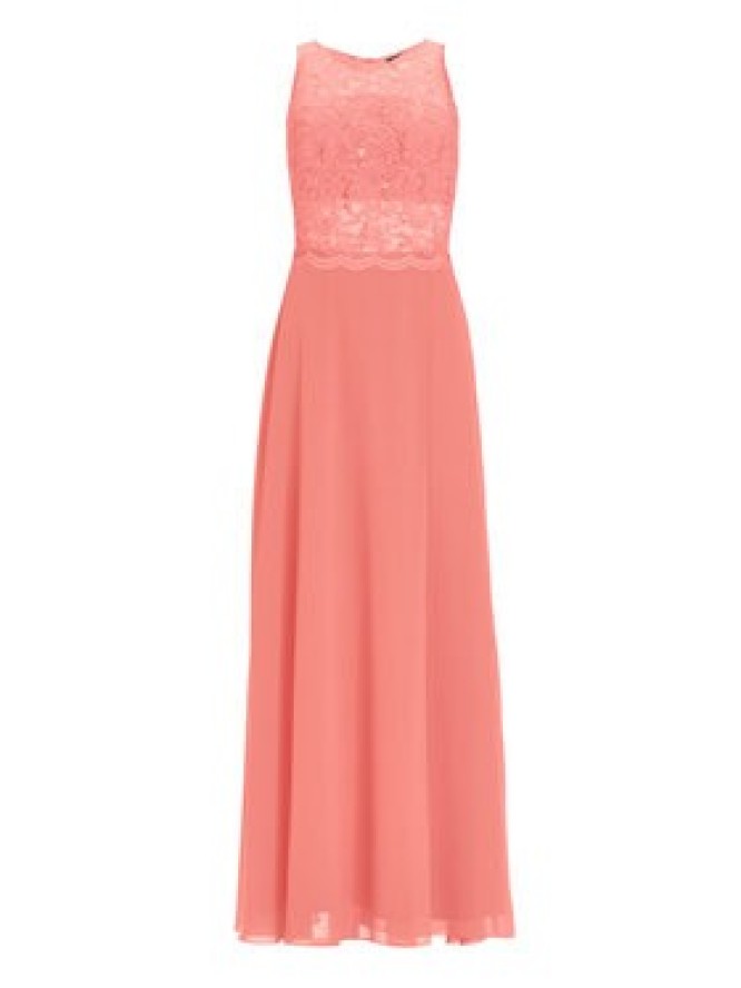 Swing Sukienka wieczorowa 5AI01400 Koralowy Regular Fit