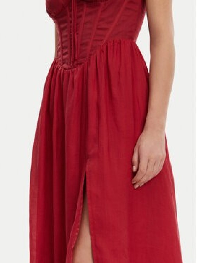 Bardot Sukienka koktajlowa 59237DB Czerwony Regular Fit