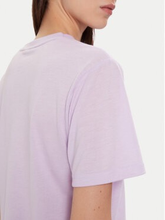 adidas Koszulka techniczna Train Essentials Big Logo JY2183 Fioletowy Regular Fit