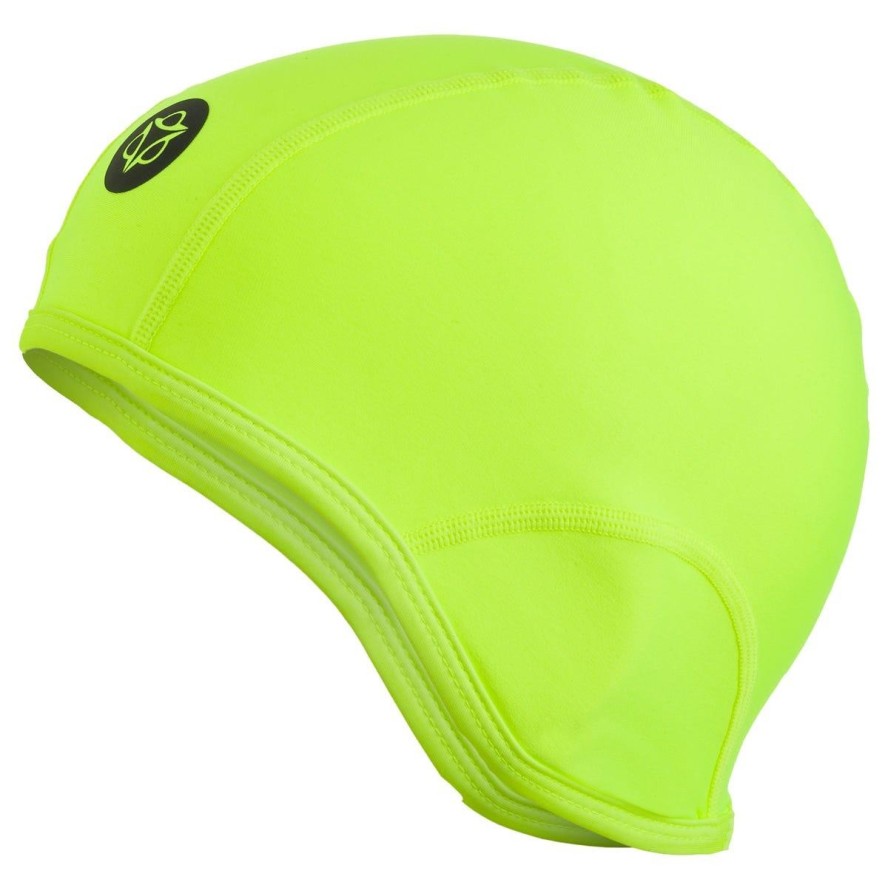 Czapka softshell wiatroszczelna oddychająca żółta