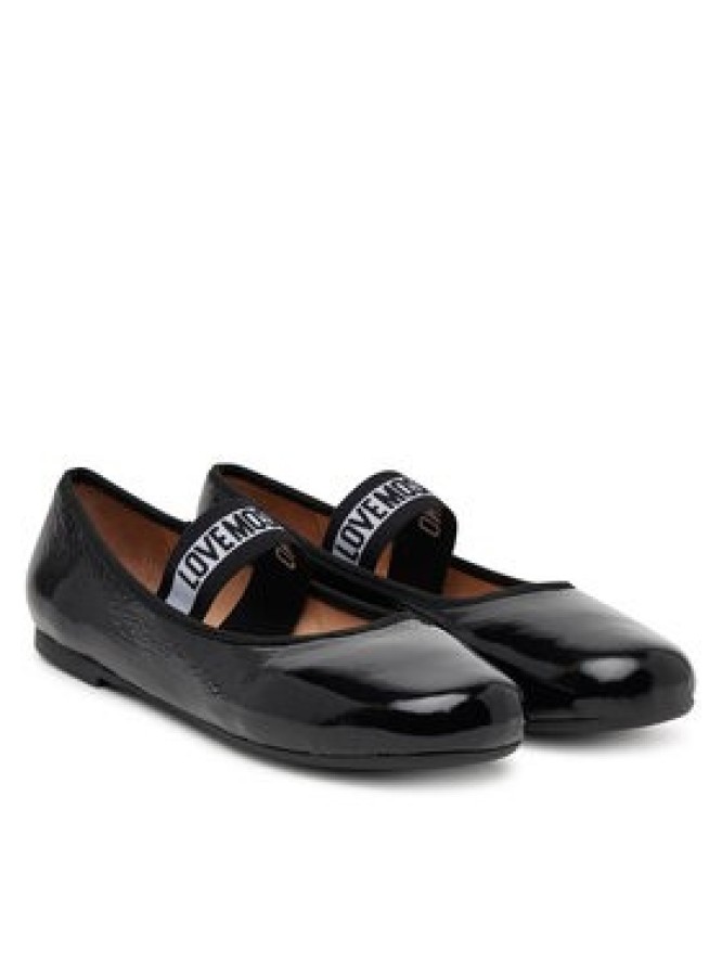 LOVE MOSCHINO Baleriny JA11071G1NII000041 Czarny