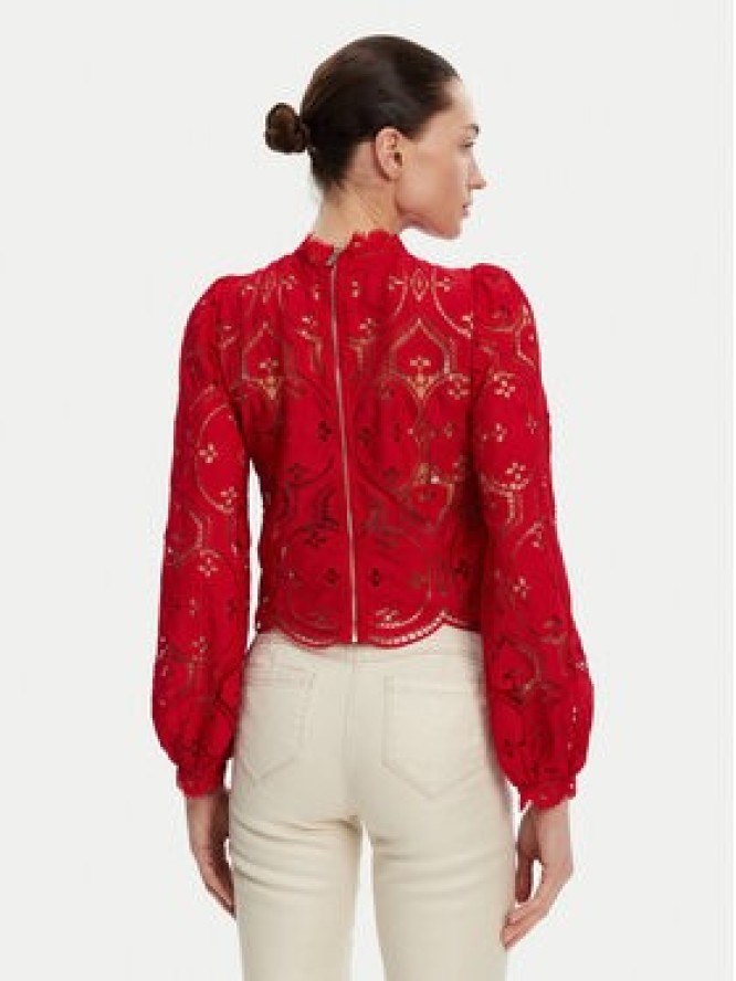 Morgan Bluzka 251-OMBRE Czerwony Regular Fit