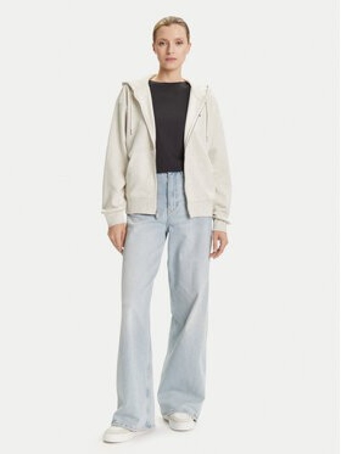 Calvin Klein Jeans Bluza Monologo LV047B270G Beżowy Regular Fit