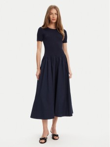 STAUD Sukienka codzienna Laroquette R25S2252PM Granatowy Regular Fit