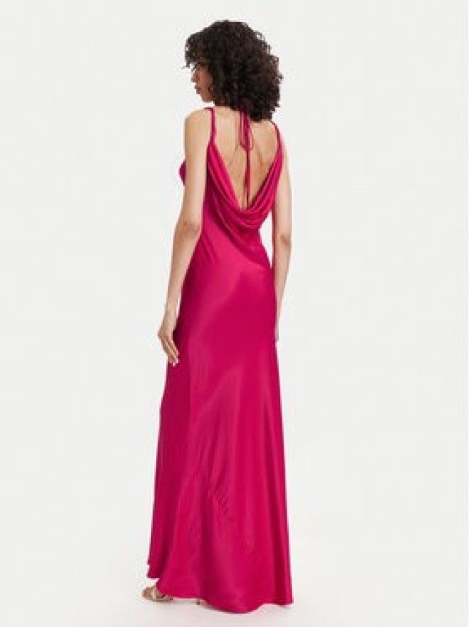 ACCESS FASHION Sukienka wieczorowa 63-3403-145 Koralowy Regular Fit