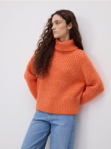 Strukturalny golf - pomarańczowy