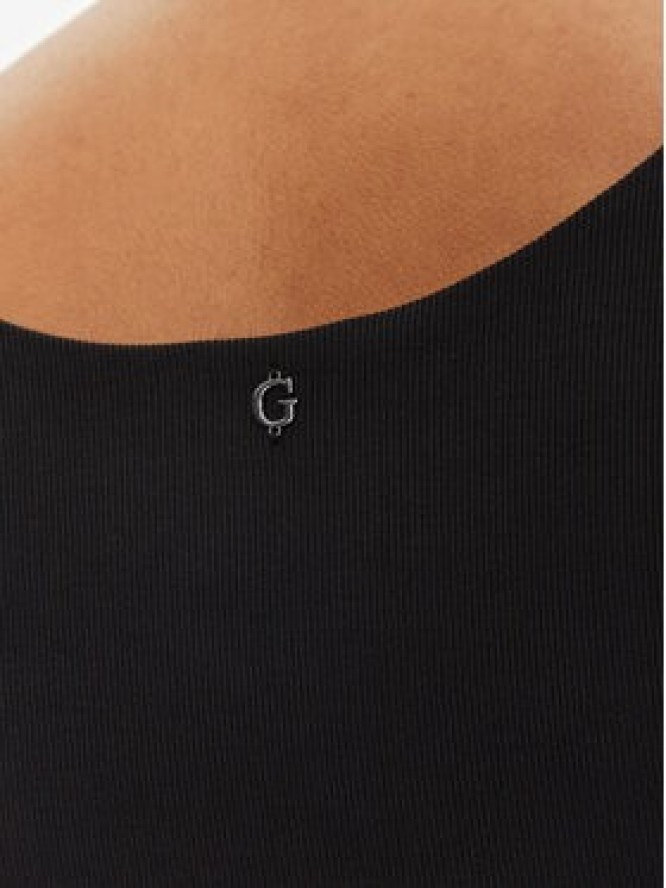 Guess Top W5GP22 KAQL2 Czarny Regular Fit