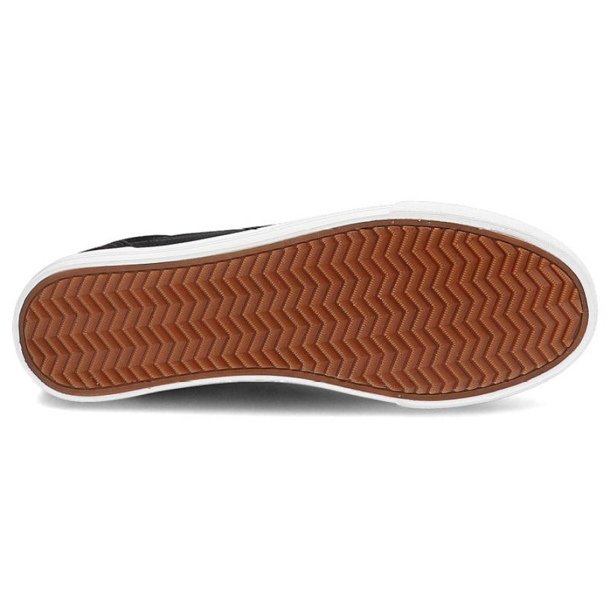 Trampki damskie Big Star, materiałowe i sportowe, czarne, DD274877