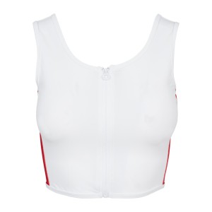 Damski crop top Urban Classic Stripe zip