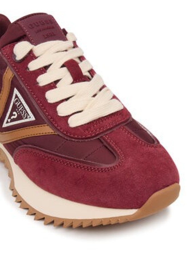 Guess Sneakersy 184488 Bordowy