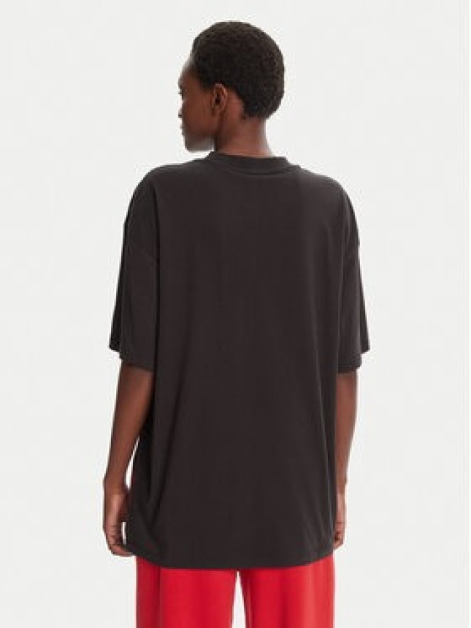HUGO T-Shirt 50545061 Czarny Oversize
