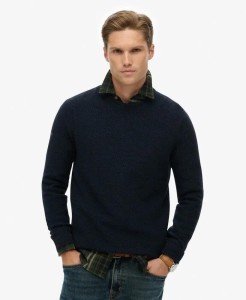 superdry Lekki sweter bawełniany z fakturą – Luźny krój