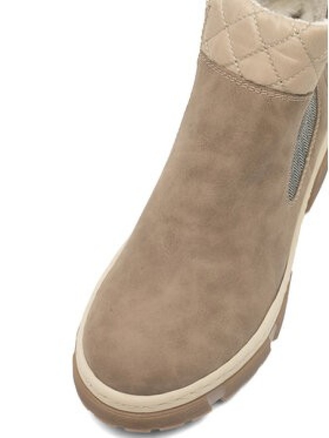 Rieker Botki X8674-64 Beżowy