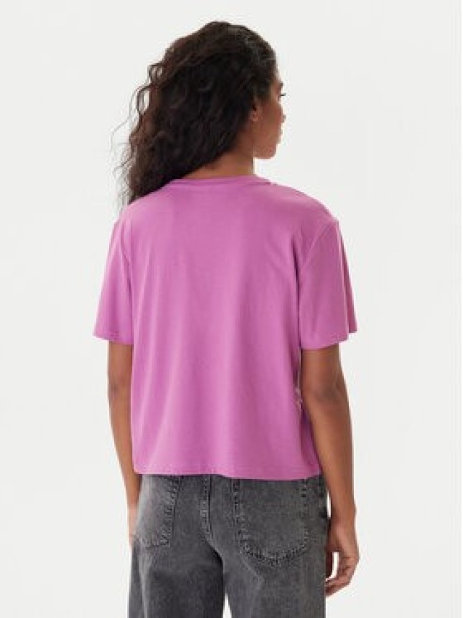 Kappa T-Shirt Frega 351M1KW Fioletowy Regular Fit