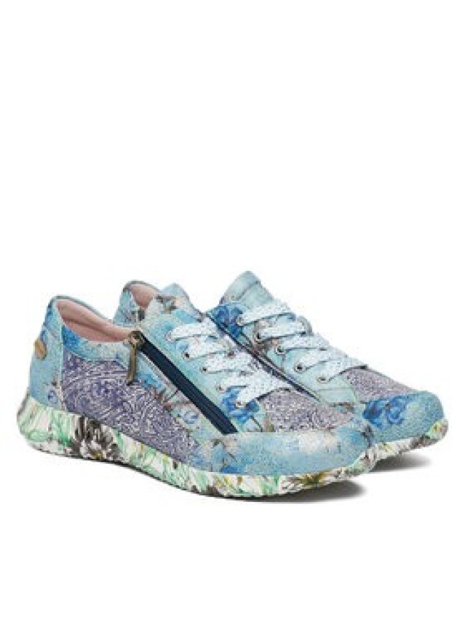 Laura Vita Sneakersy Joctao 06 Niebieski