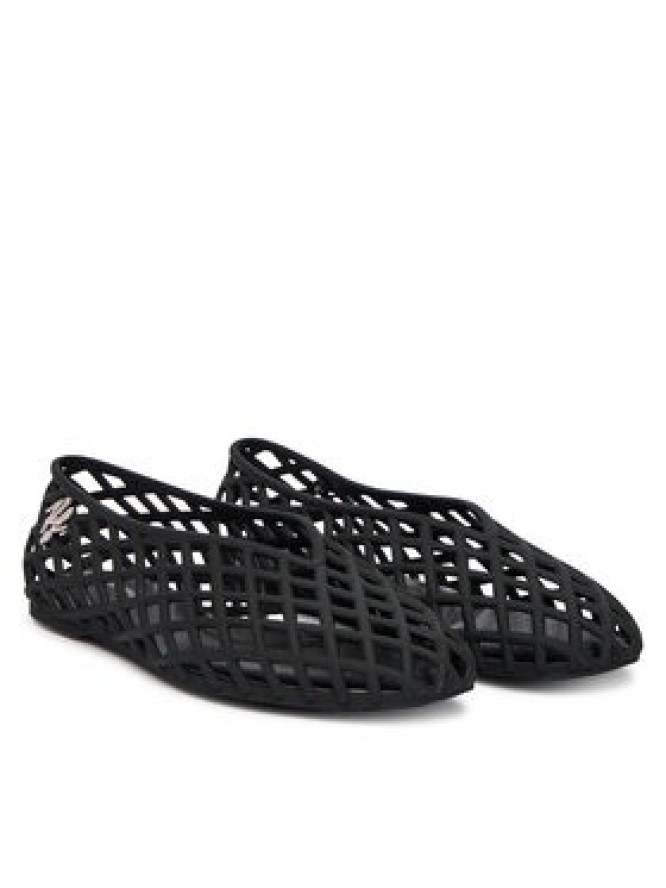 KARL LAGERFELD Baleriny Jelly Ballet KL80036 Czarny