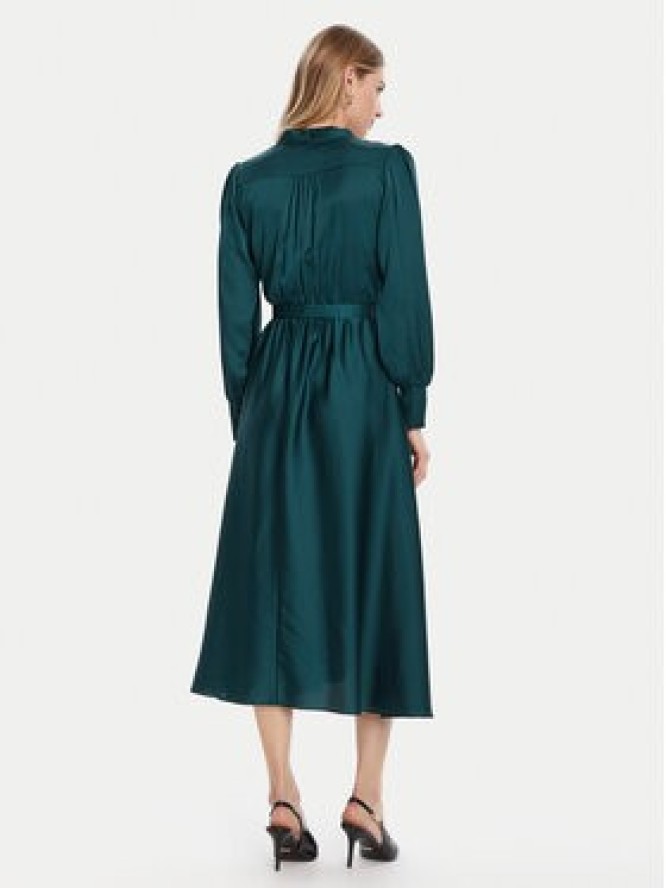 Rinascimento Sukienka koktajlowa CFC0125426003 Zielony Regular Fit