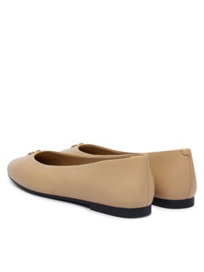 Tommy Hilfiger Baleriny Th Plate FW0FW09374 Beżowy