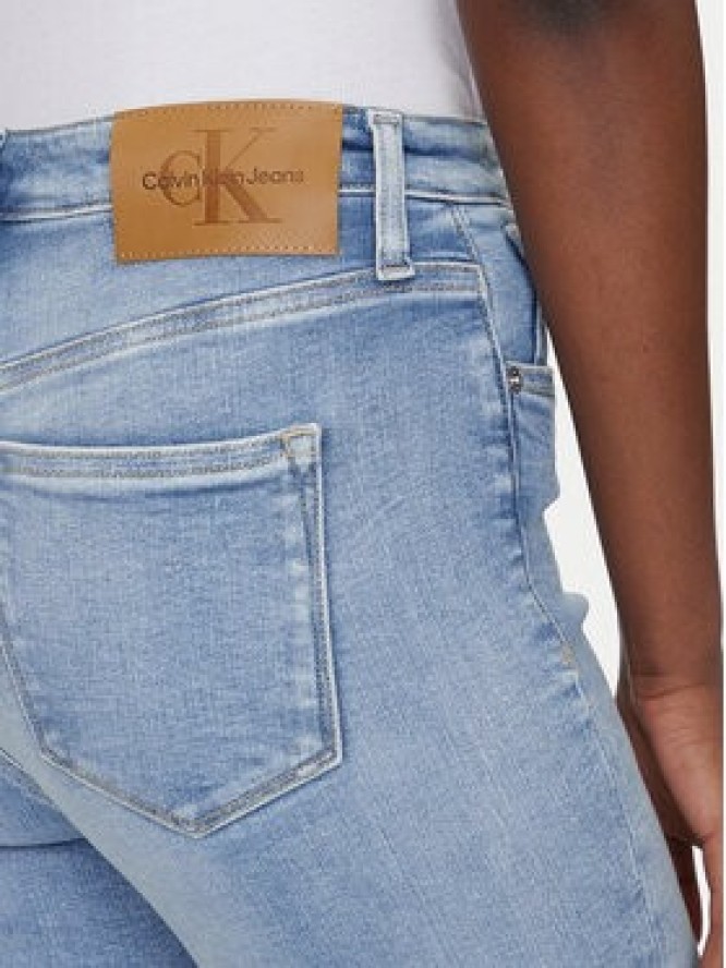 Calvin Klein Jeans Jeansy J20J225141 Niebieski Skinny Fit