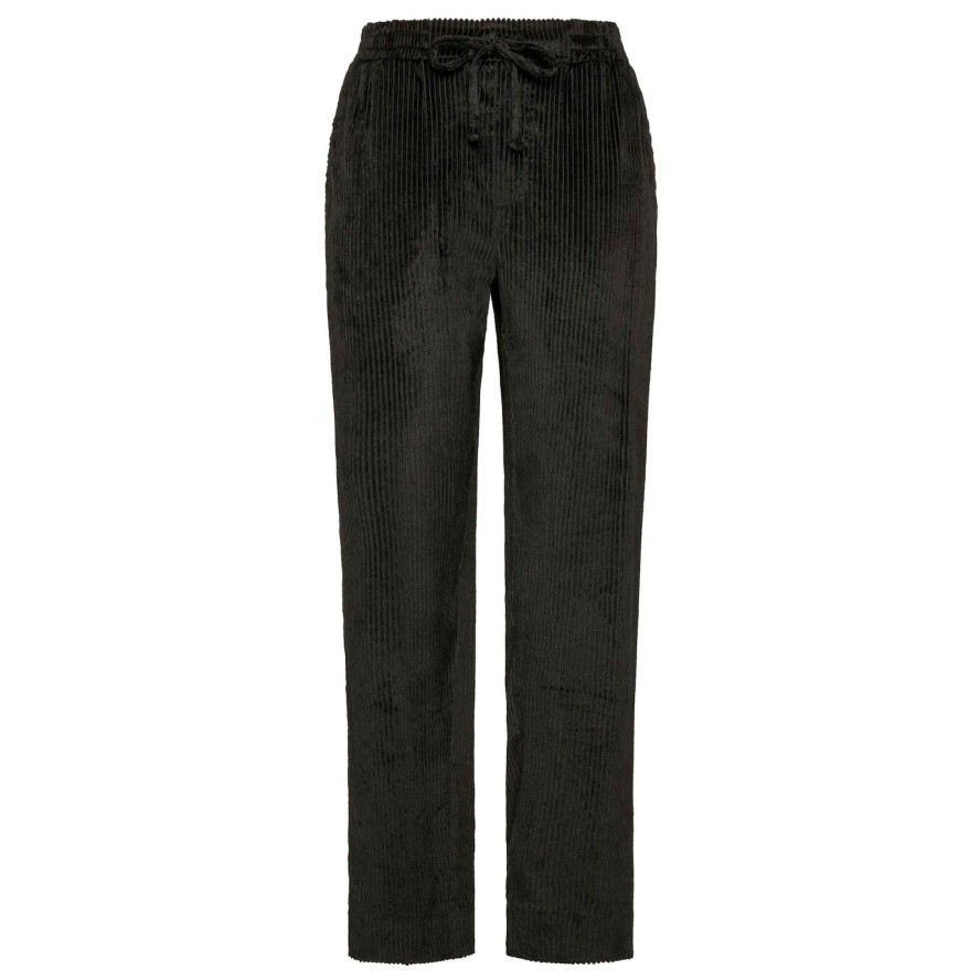 Spodnie Deha Soft Viscose Corduroy Straight Pants Damskie