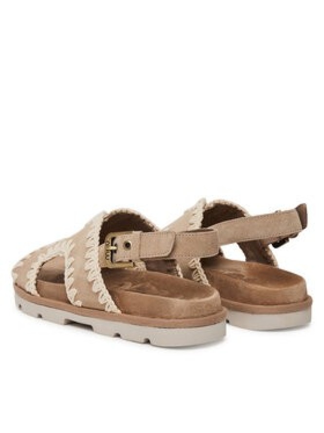 Mou Sandały Low bio sandal MU.SW631006A Różowy