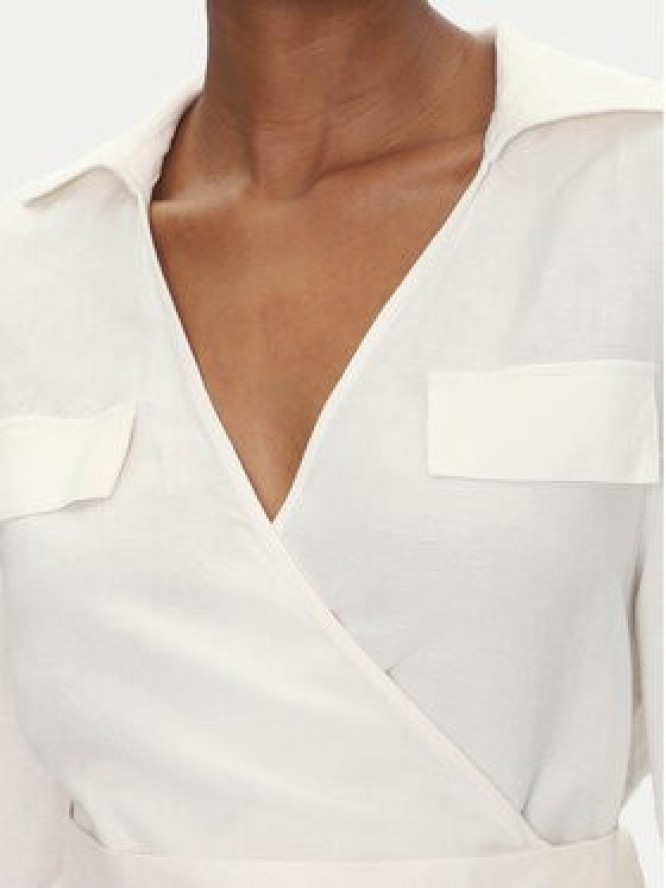 Tommy Hilfiger Koszula WW0WW44697 Écru Regular Fit