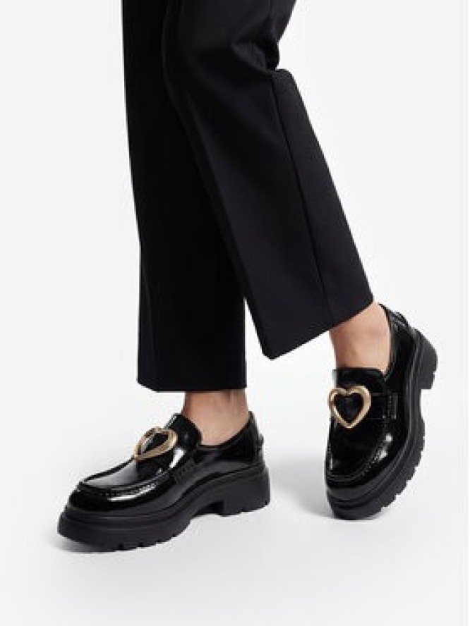 Eva Minge Loafersy EO-ENNA-02 Czarny