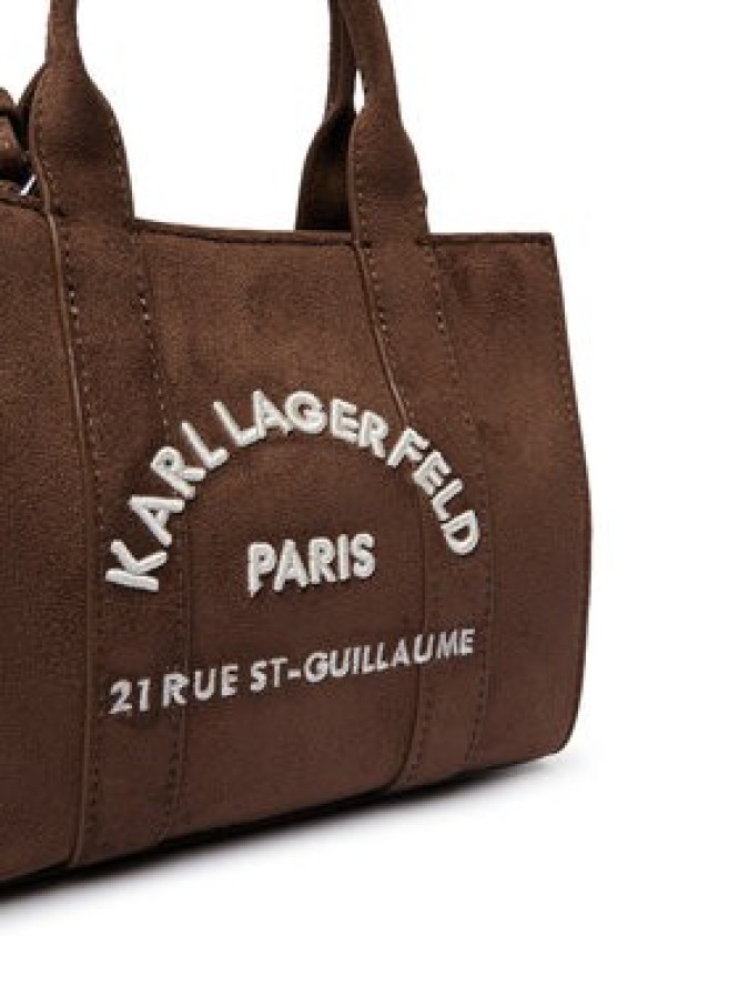 KARL LAGERFELD Torebka B4W30374 Brązowy ciemny