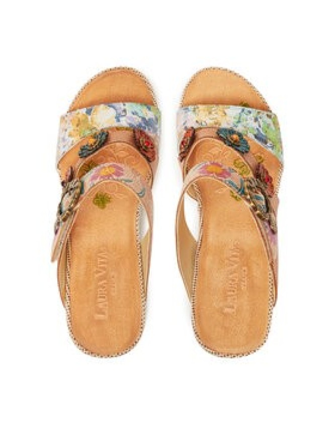 Laura Vita Klapki Barry 30 Écru