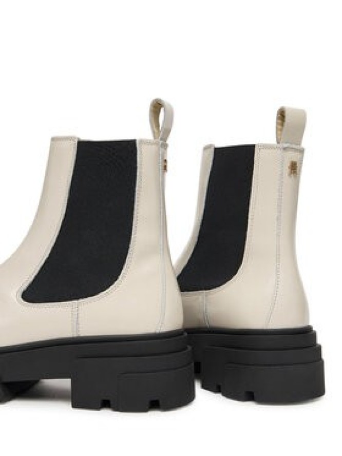 Tommy Hilfiger Sztyblety Shiny FW0FW09042 Beżowy