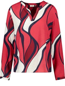 Gerry Weber Bluzka w kolorze czerwono-białym rozmiar: 44