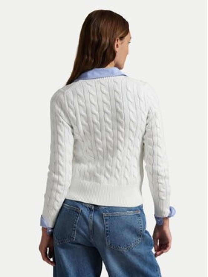 Polo Ralph Lauren Kardigan 211891643001 Biały Regular Fit